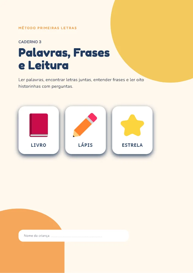 Capa do Caderno 3