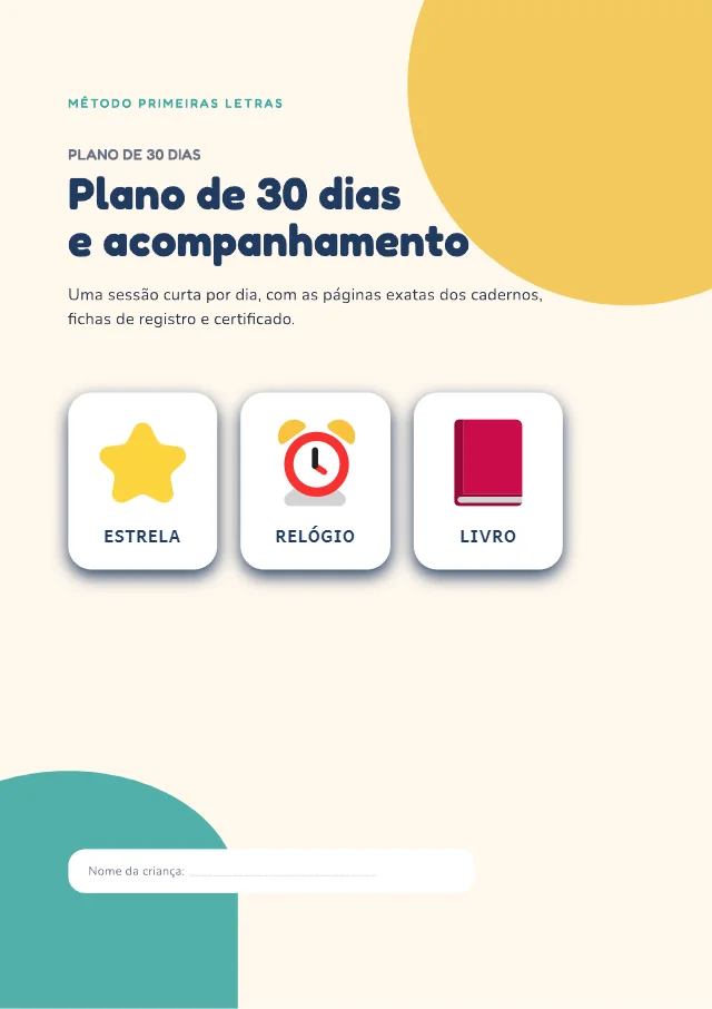 Capa do Plano de 30 dias